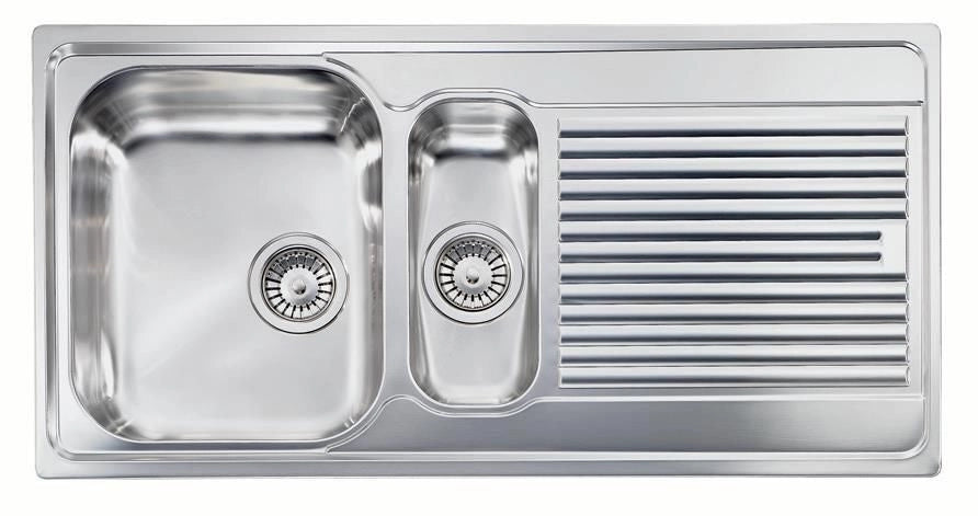 CM Zenith 100x50 2V Lavello ad incasso Rettangolare Acciaio inossidabile