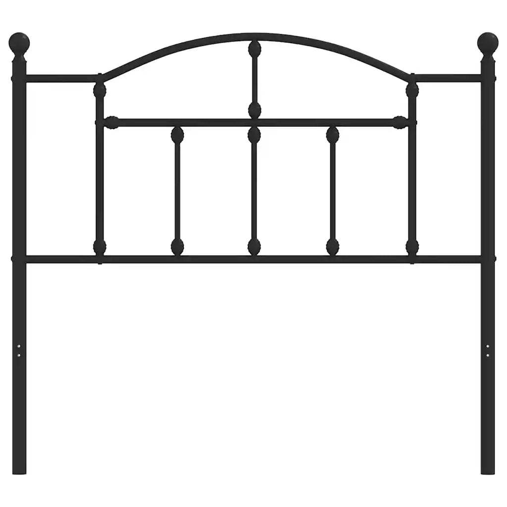 Testiera di Ricambio in Metallo Nero 100 cm 353468