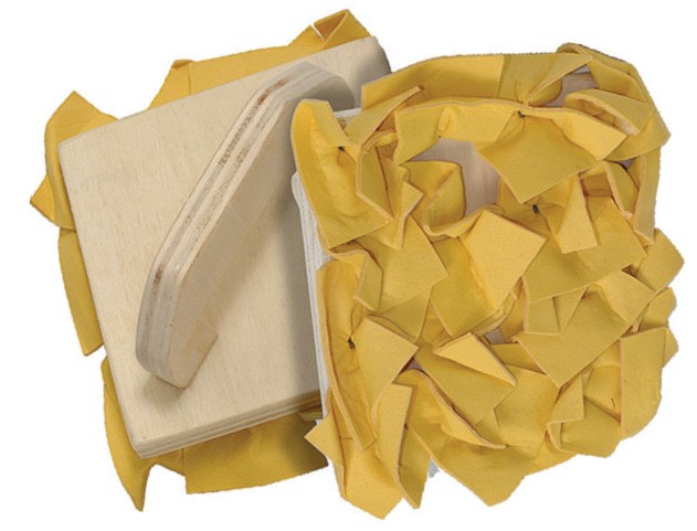 TAMPONE SERIE T20 CON BASE IN LEGNO. CM.20X20