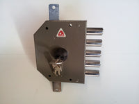 SERRATURA TRIPLICE DI SICUREZZA ANTIFURTO CON CILINDRO A POMPA CR ART.3200 CON CHIAVE