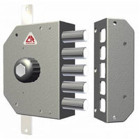 SERRATURA TRIPLICE DI SICUREZZA CON CILINDRO A POMPA CR ART.3200 CON POMOLO