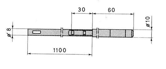 KIT ASTE CISA ART.06415.00 PER SERRATURE CISA ART.57215-57255