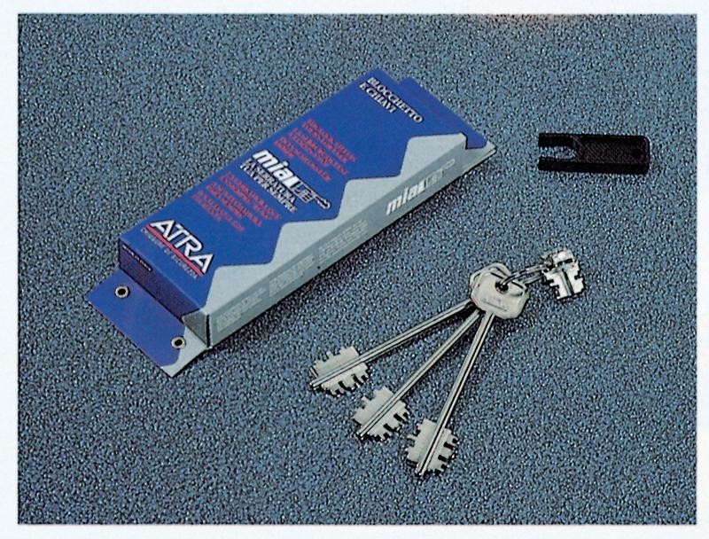 ATRA CILINDRO BLOCCHETTO ANTIFURTO ART.BL 03210 PER SERRATURE DI SICUREZZA ATRA