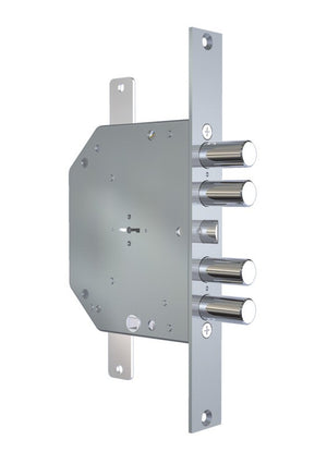 Serratura triplice doppia mappa cr 2151/28 con dispositivo anti-manipolazione