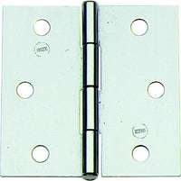 CERNIERA INOX QUADRA  ART.121IN  MM.50X50 PERNO FISSO 12 PZ.