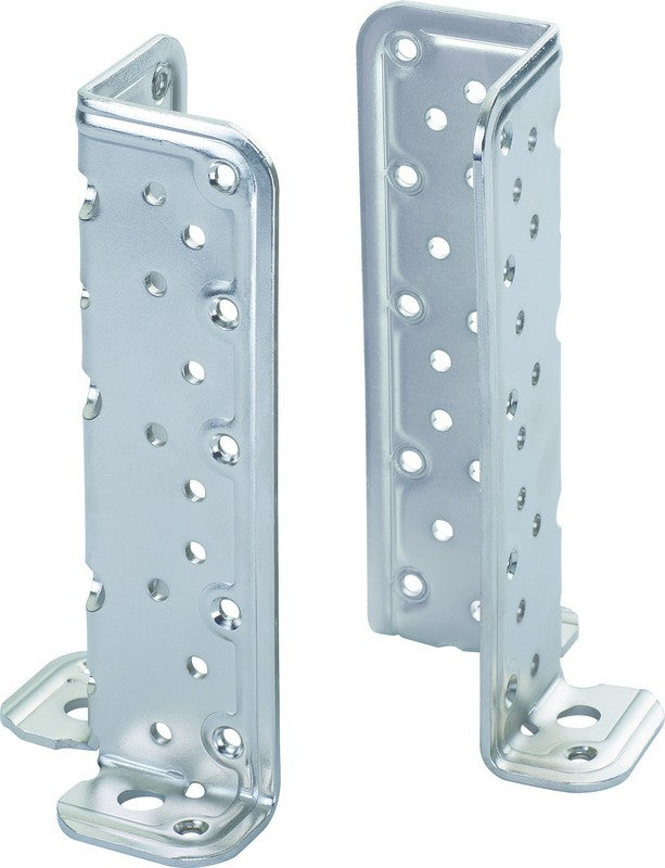 SUPPORTO INOX 2PZ.ANGOLARE PER PILASTRI ART.803IN MM.53X53XH171 ANCORAGGIO REGOLABILE