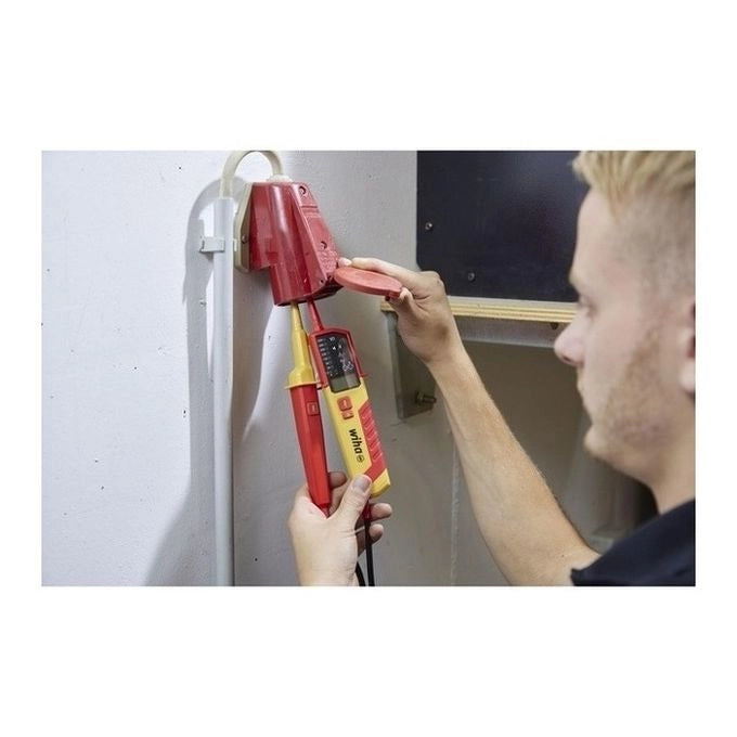 Wiha 45217 tester di elettricità Rosso, Giallo