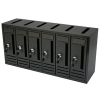 CASSETTA POSTALE CONDOMINIO "COMPO"  6 POSTI ANTRACITE 62X18X30h