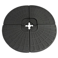 Base Ombrellone con Binario - Design a Ventaglio per Giardini e Terrazze