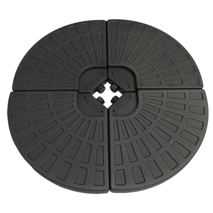 Base Ombrellone con Binario - Design a Ventaglio per Giardini e Terrazze