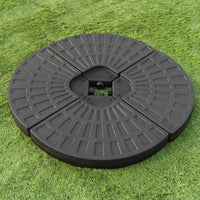 Base Ombrellone con Binario - Design a Ventaglio per Giardini e Terrazze