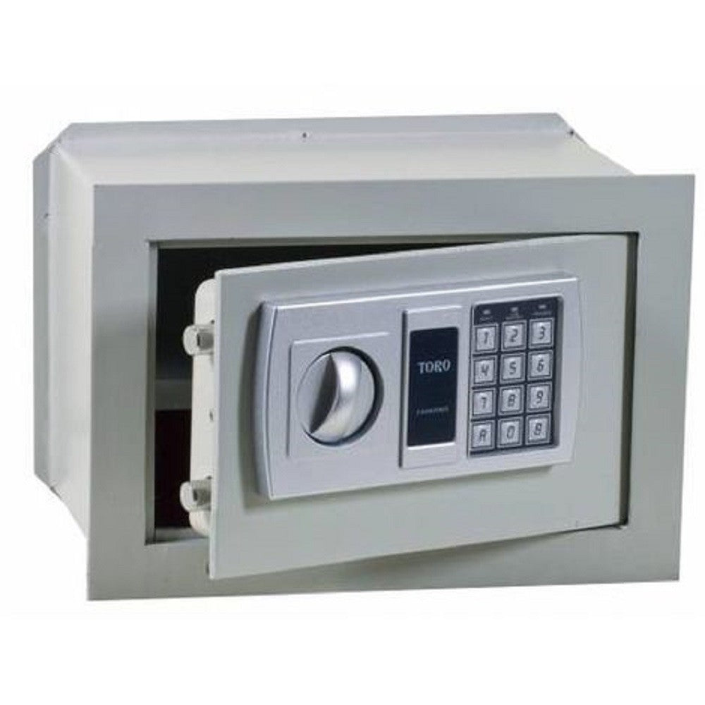 CASSAFORTE A MURO ELETTRONICA TORO 36X20X24 SPESSORE MM.6 DA INCASSO BLINDATA