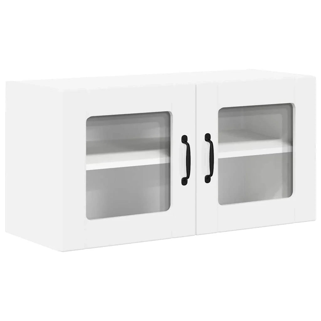 Mobile da cucina moderno con pratico spazio contenitivo 80 x 31 x 40 cm legno composito bianco 02_0053963