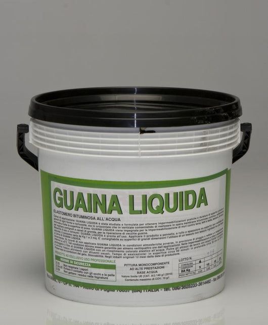 GUAINA LIQUIDA RESINOSA COLORE BIANCO KG.5