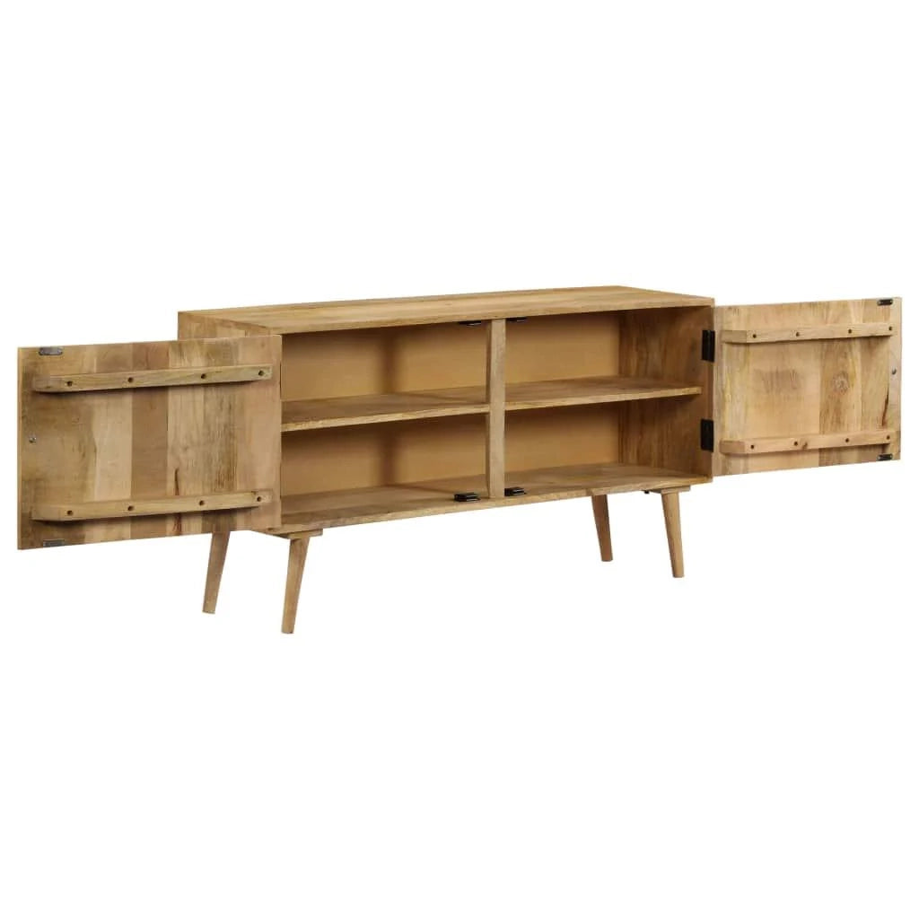 Buffet credenza mobiletto consolle mobile contenitore legno massello di mango 120 cm 4402047