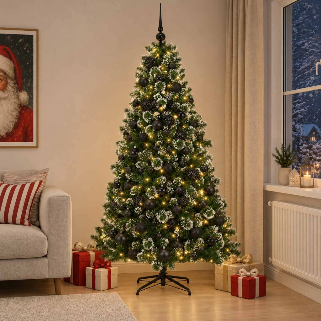 Albero di Natale Artificiale con Palline 240 cm 300 LED 3461254