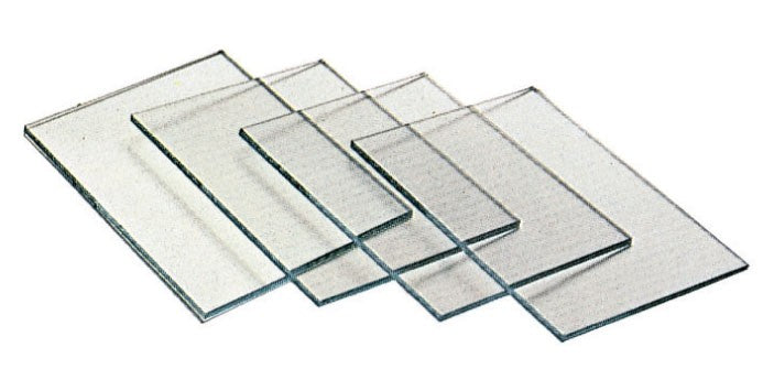 VETRO INCOLORE 5PZ PER MASCHERA E SCHERMO DA SALDATORE MM.75X98