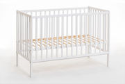 Lettino Culla bambini neonati Cm 124 x 65 x 85H colore Bianco