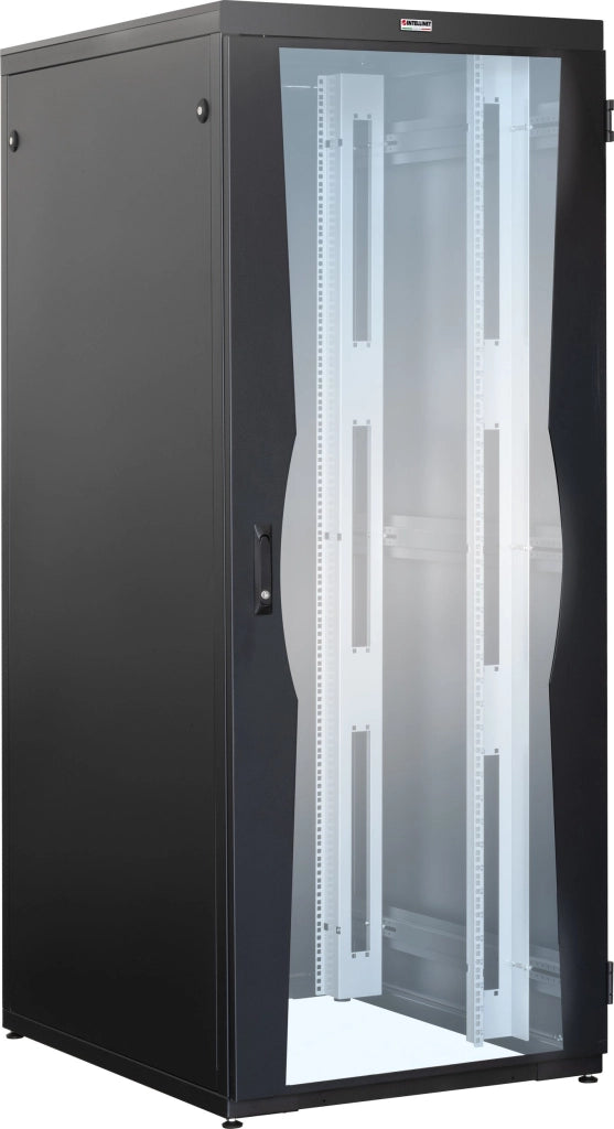 Armadio NetRack 19'' 800x1000 42 Unità Nero Porta Grigliata da Assemblare