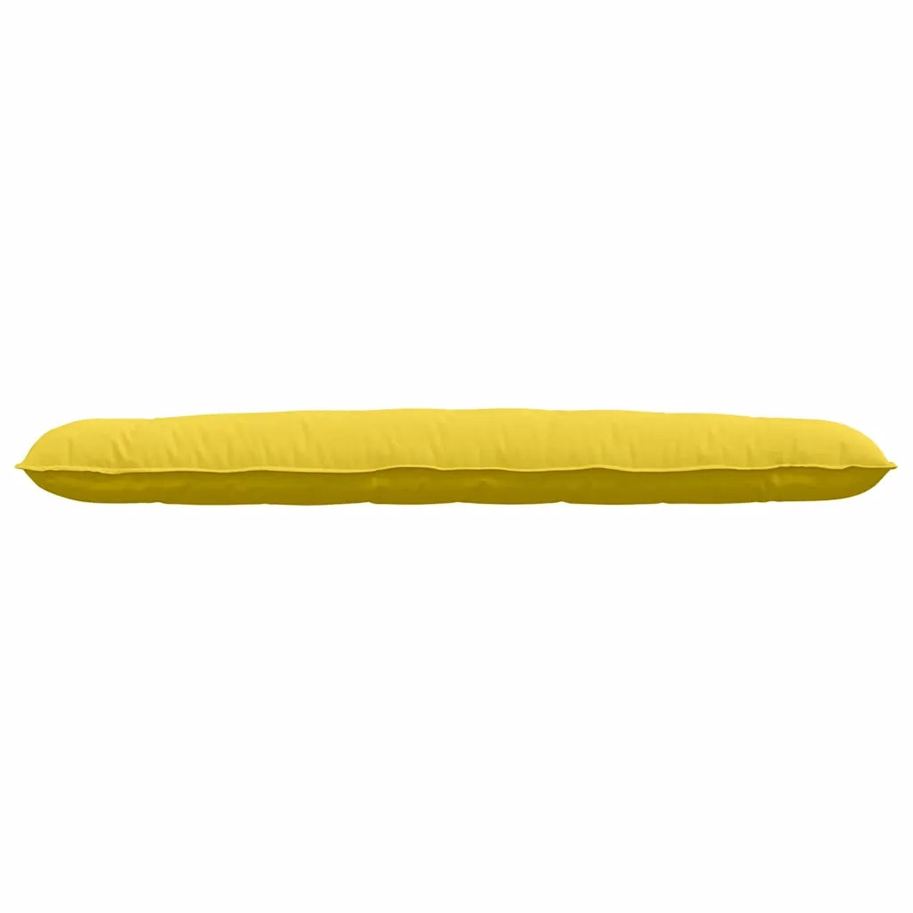 Cuscino per Schiena Giallo Chiaro 200 x 19 x 50 cm Tessuto 42014968