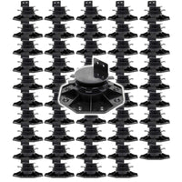 Set 50 supporti per pavimenti galleggianti, Altezza regolabile 33-64mm Max 2700 kg, Piedini Decking