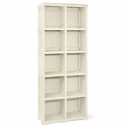 SCAFFALE 5 MODULI ANGORA 79X42,5X203 CM CON 2 PUNTALI – LIBRERIA VERTICALE ORGANIZZAZIONE CASA PER ZONA LIVING E STUDIO