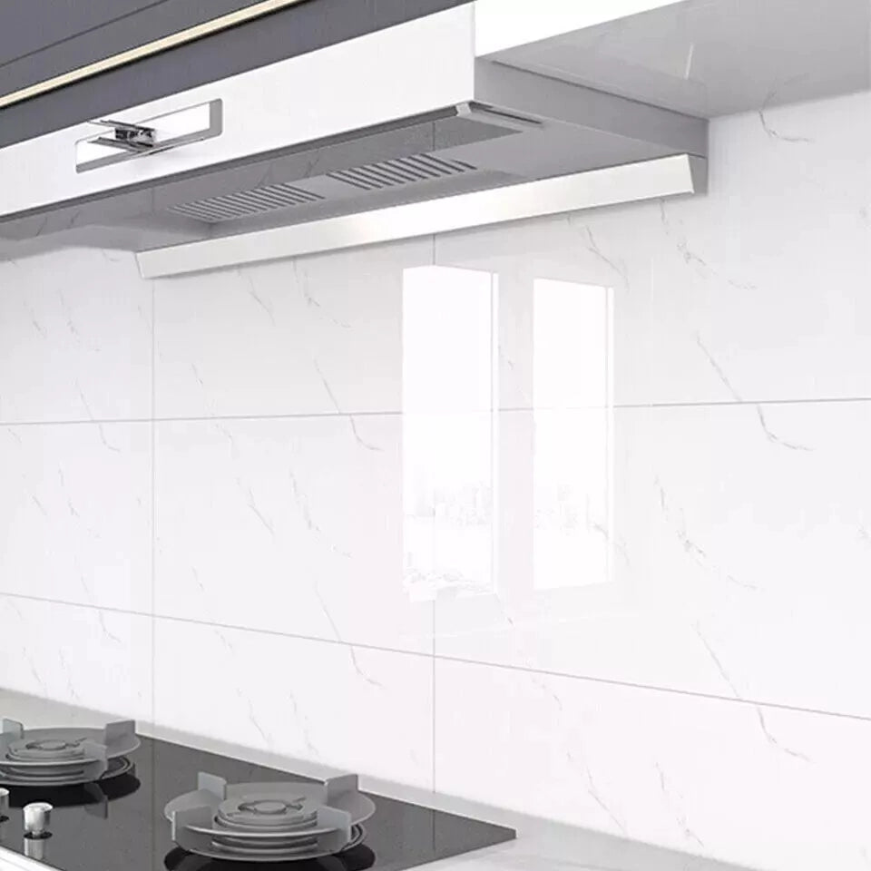 Adesivi Marmo per Parete ¨C Zephmum ¨C Bianco 10 Pezzi