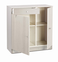 Mobile Multiuso 2 ante e 1 cassetto H80 L77 P34 Cm colore Eucalipto 342k Sarmog