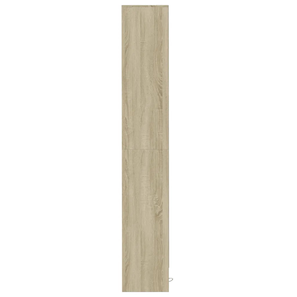 Credenza con LED Rovere Sonoma 36x32,5x200 cm Legno Multistrato 852126