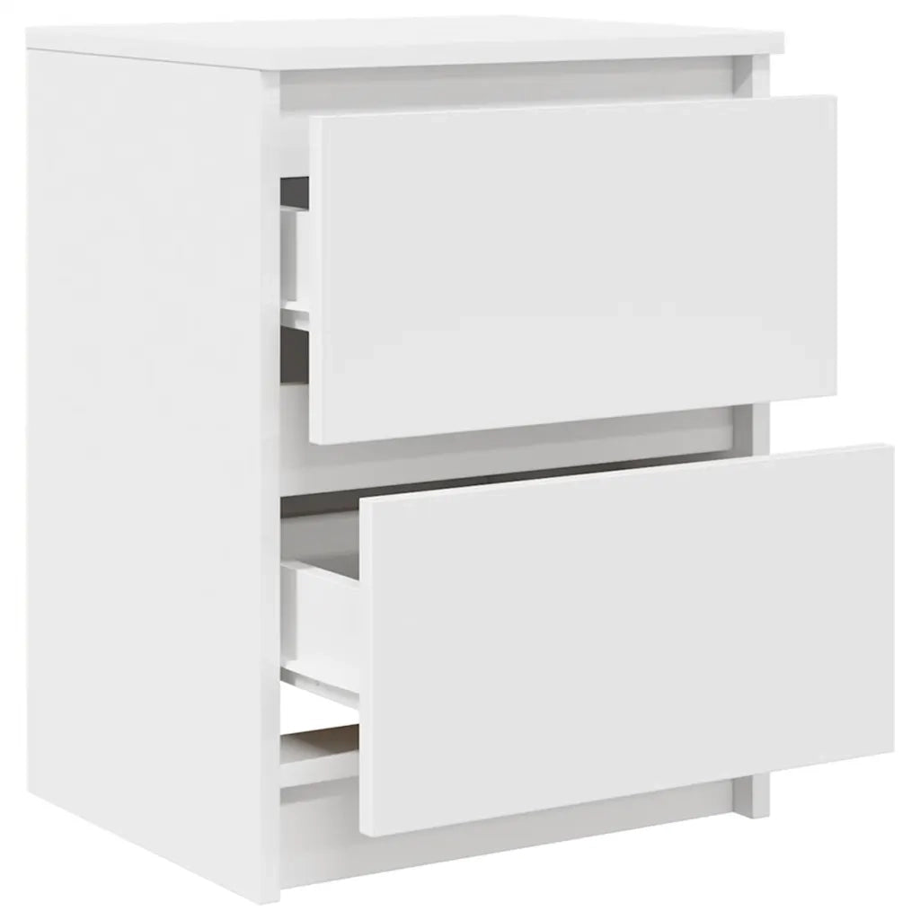 Mobile Porta TV Bianco 40x35x54 cm in Legno Multistrato 861769