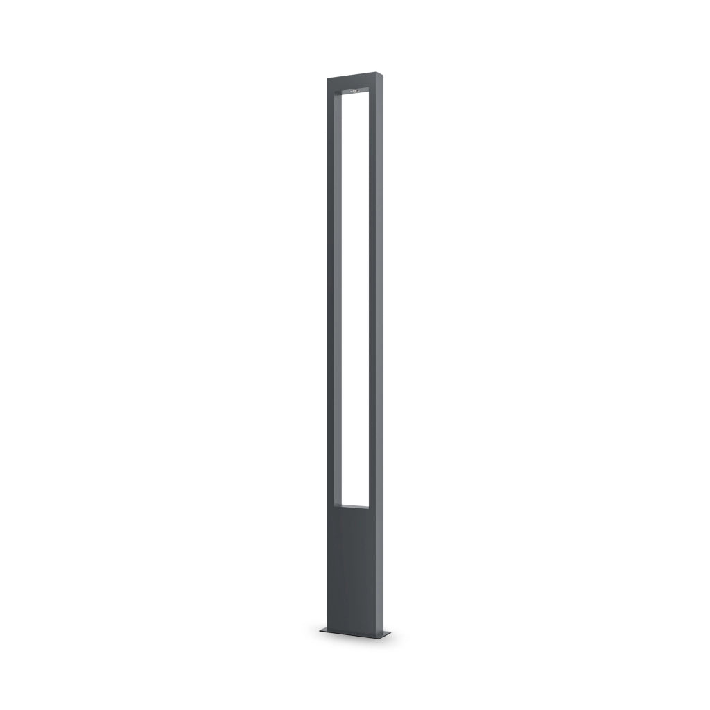 Maytoni Lampada da terra moderna Bonn 1 luce LED integrato IP65 grafite metallo
