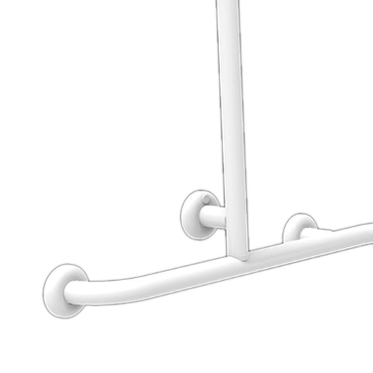 Angolare di sicurezza 70x70x70 con verticale laterale universale dx sx