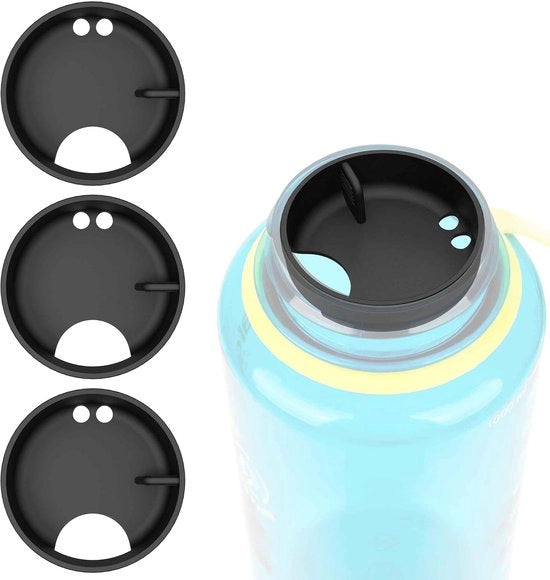 4 pezzi di protezione per bottiglia d'acqua in silicone
