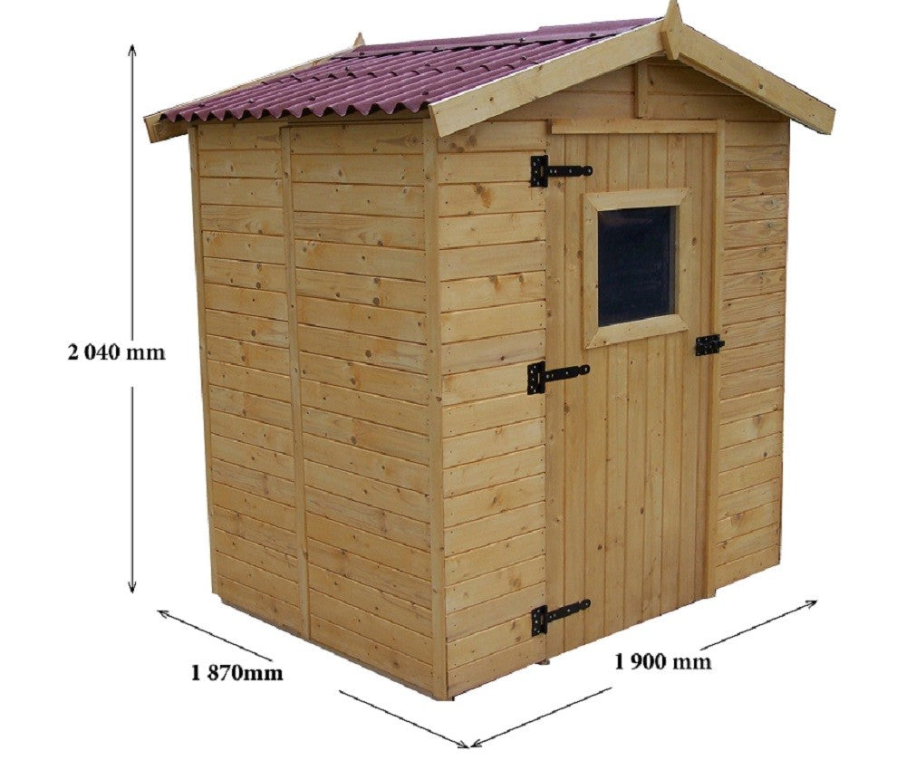 CASETTA FORESTA MOD. EDEN IN LEGNO MASSELLO A PANNELLI 16 MM 160X160 CON PAVIMENTO