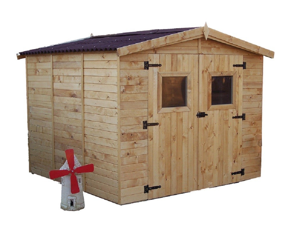 CASETTA FORESTA MOD. EDEN IN LEGNO MASSELLO A PANNELLI 16 MM 240X240 CON PAVIMENTO