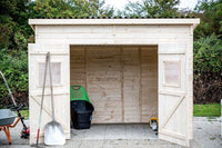 CASETTA FORESTA MOD. EDEN IN LEGNO MASSELLO A PANNELLI 16 MM 280X200 SENZA PAVIMENTO