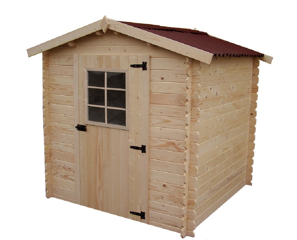 CASETTA FORESTA MOD. VADUZ  IN LEGNO MASSELLO 28 MM. 200X200 SENZA PAVIMENTO