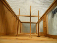 CASETTA GABBIA PER UCCELLI VOLIERA FORESTA 77X55X158