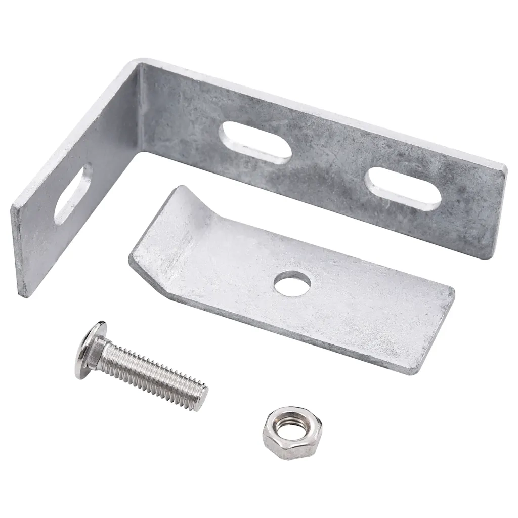Set di Connettori Angolari a Parete 10 pz Argento CFW1895680