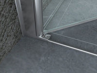 Porta Doccia apertura unico battente in Cristallo 8 MM - Misura: 70 xh 195 (AdattabilitÃ  68-70 cm) 