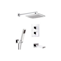 Set doccia completo con rubinetto e deviatore a 5 vie - serie skyline