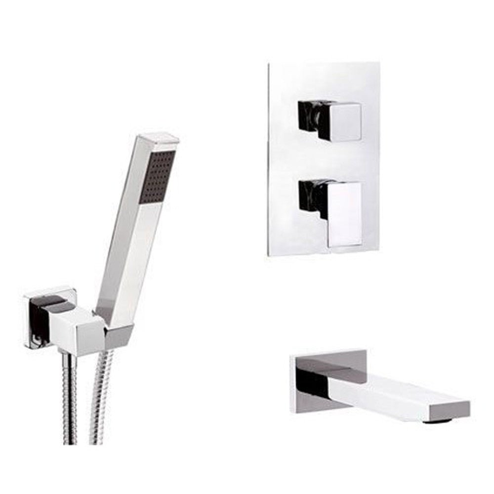 Set doccia completo con rubinetto e deviatore a 5 vie - serie skyline