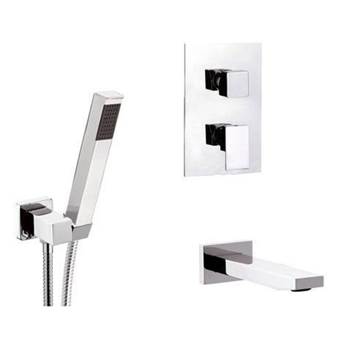 Set doccia completo con rubinetto e deviatore a 5 vie - serie skyline