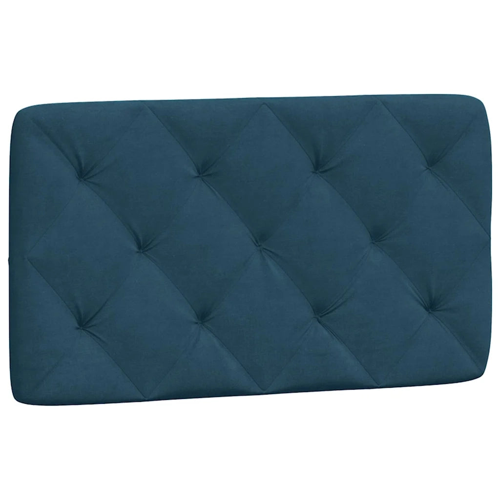Giroletto con Testiera Blu 80x200 cm in Velluto