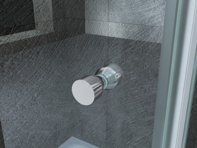 Porta Doccia apertura unico battente in Cristallo 8 MM - Misura: 70 xh 195 (AdattabilitÃ  68-70 cm) 