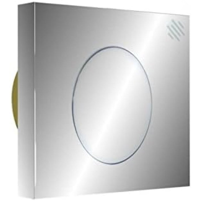 Pulsante quadrato per batteria a cassetta alta cromo serie iquad