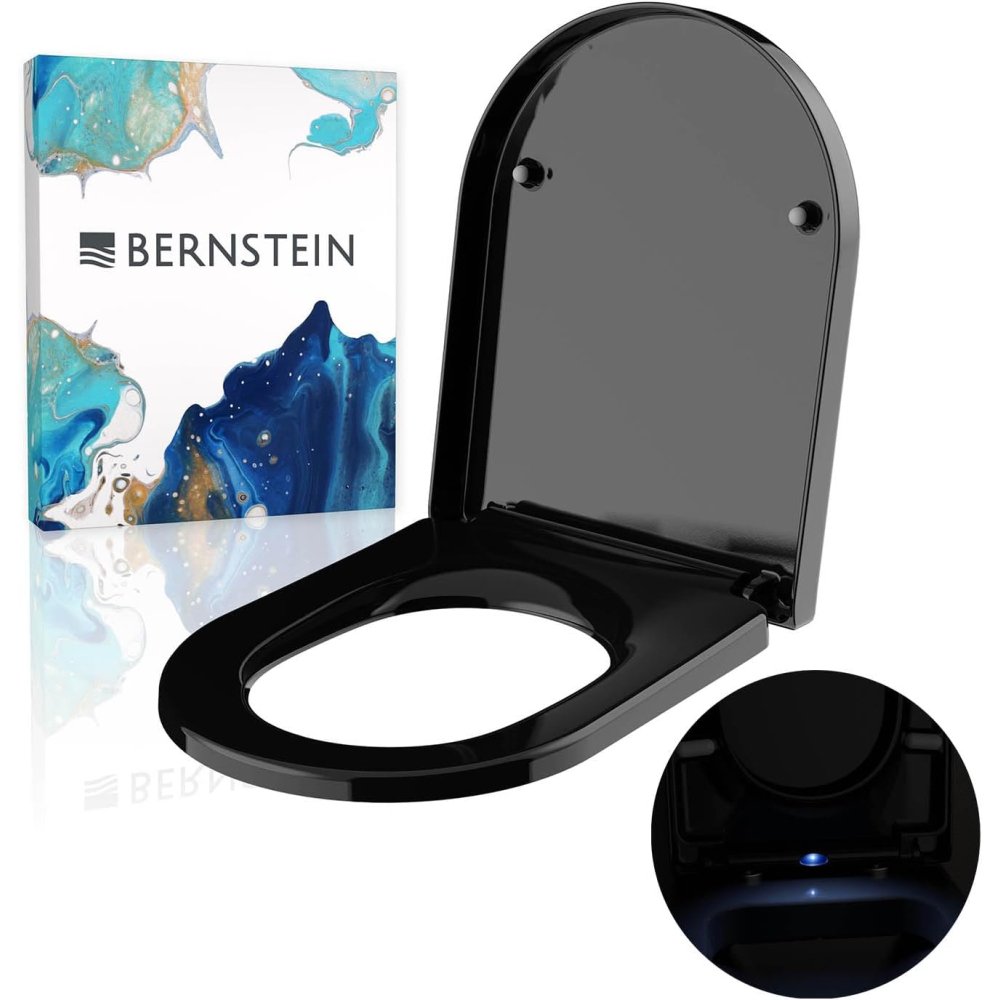 Sedile per wc di lusso bernstein  con chiusura ammortizzata u100