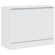 Scarpiera mobile contenitore per scarpe mobile per ingresso/corridoio/soggiorno 80 x 34 x 63 cm legno ingegnerizzato bianco 02_0021506