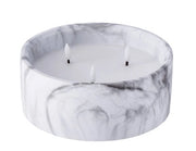 1 Pezzo Candela Decorativa con Vasetto in Cemento a 3 Led 20 x 8 cm