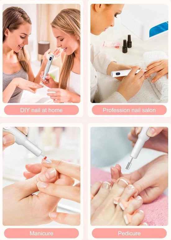 Set di Pedicure Elettrico - Set di Pedicure Professionale - Set di Pedicure - Apparecchio per Pedicure